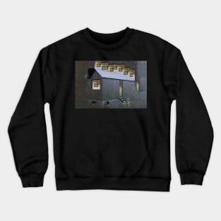 Black Tiny House Crewneck Sweatshirt
